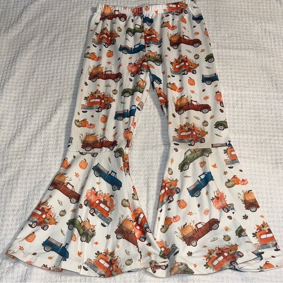 Girls Fall Pumpkin Truck Outfit - Picture 3 of 4